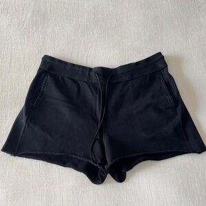 🩳🖤 EUC Women’s JoyLab Terry Cloth Shorts – Size L – Black Vintage Wash